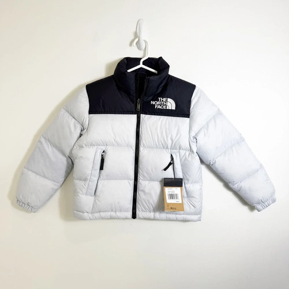 The North Face Puffer Jacket Kids Small 7/8 Periwinkle 1996 Retro Nuptse Unisex